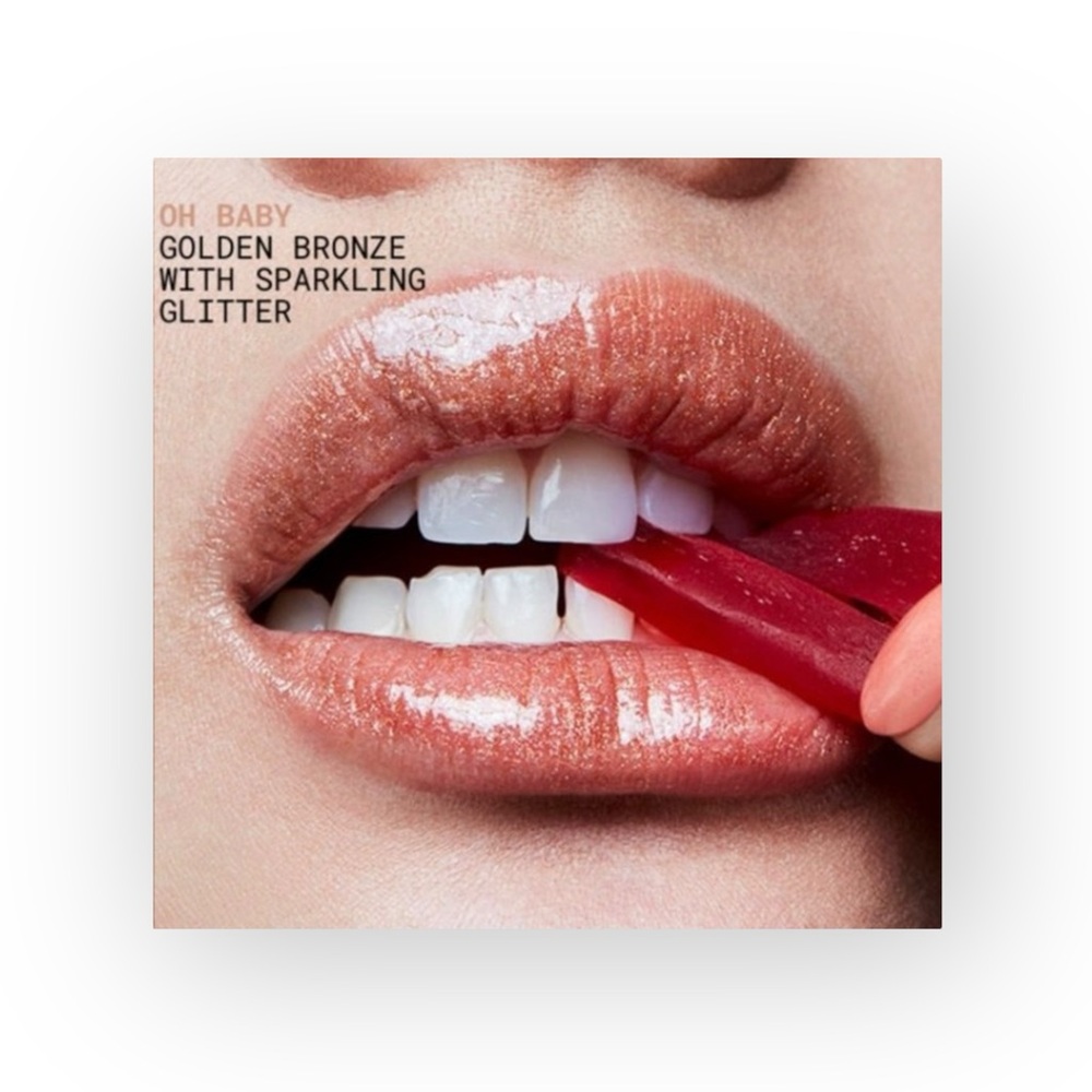 Best Seller: new Mac Cosmetics ★ Lipglass Lip Gloss ★ Oh Baby ★ Sparkling Bronze - Picture 11 of 16
